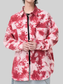 Men's Plus Size Tie-Dye Oversized Button-Up Shirt nicholesgifts