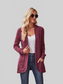 Women Open Front Cardigan with Pockets nicholesgifts