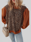Leopard Print Long Sleeve Sweatshirt nicholesgifts
