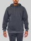 Men Gray Colored Fleece Pullover Hoodie nicholesgifts
