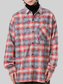 Men's Plus Size Plaid Button Up Long Sleeve Shirt nicholesgifts