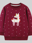 Toddler Girls Unicorn Round Neck Sweatshirt nicholesgifts