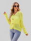Button Up V-Neck Long Sleeve Cardigan nicholesgifts