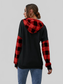 Plaid Drawstring Dropped Shoulder Hoodie NicholesGifts