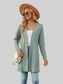Long Sleeve Open Front Cardigan nicholesgifts
