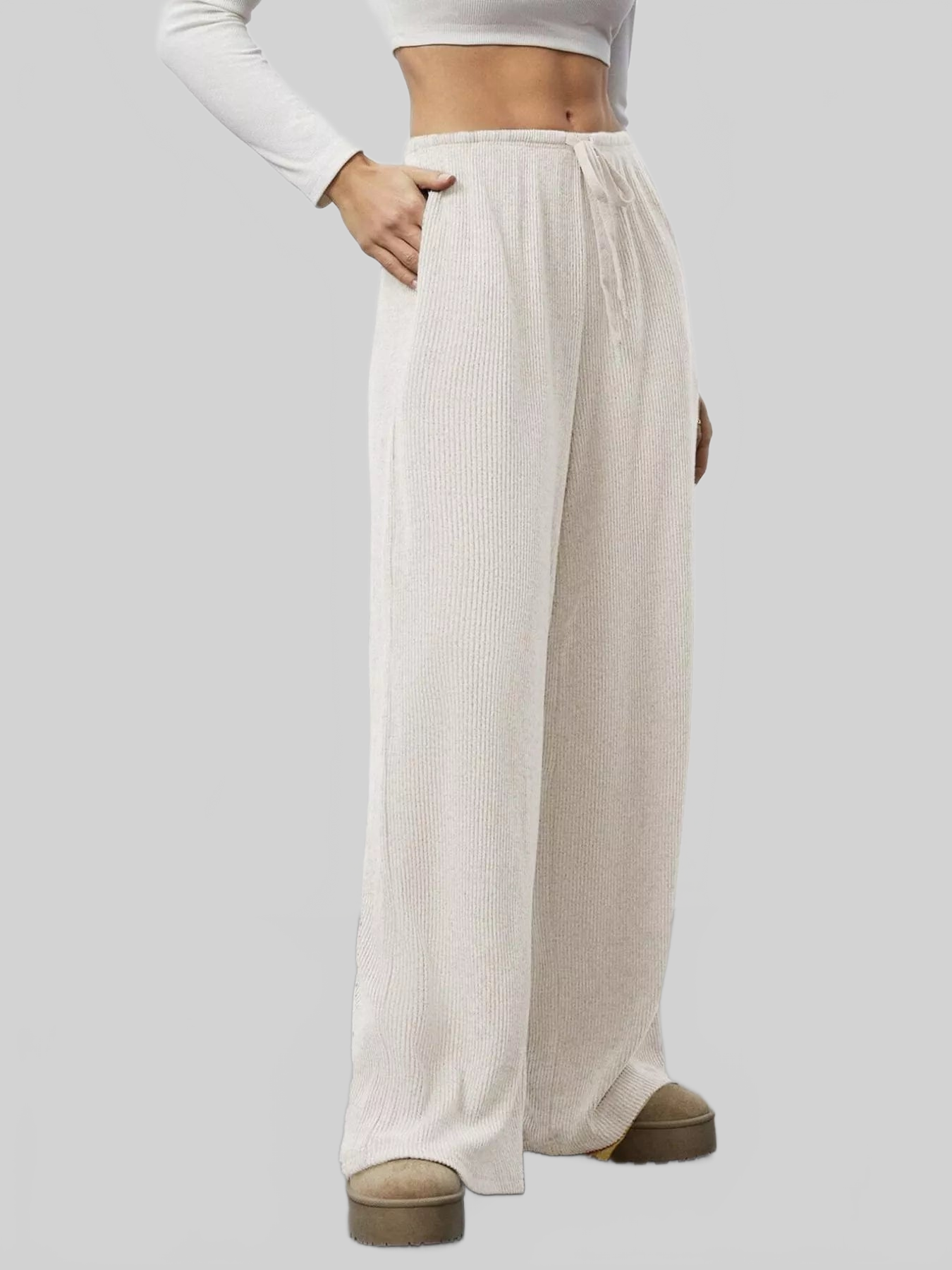 Women Relaxed Fit Drawstring Pants nicholesgifts