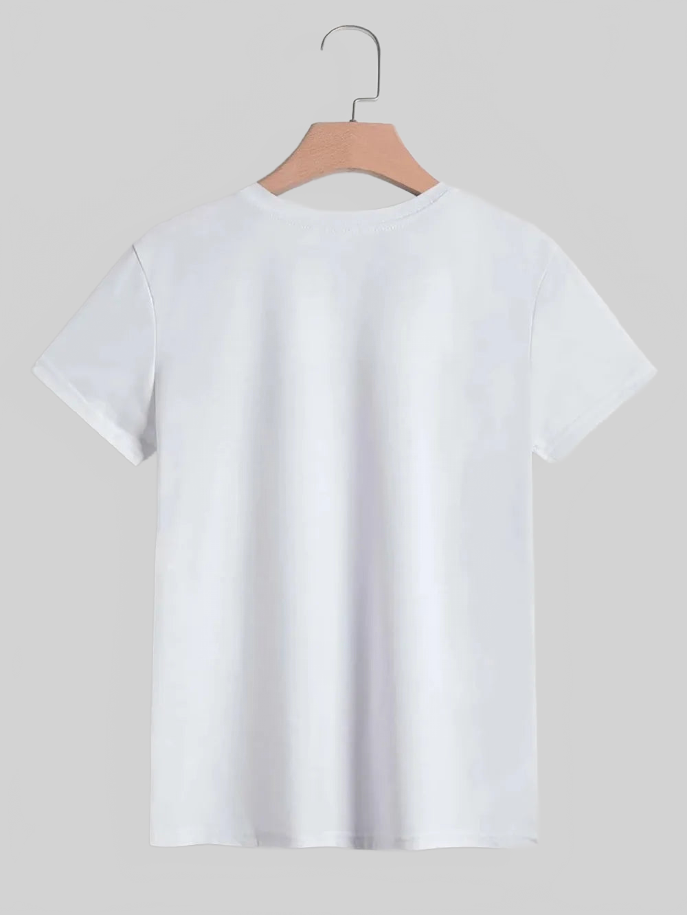 Rabbit Round Neck Short Sleeve T-Shirt Trendsi