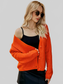 Women Dropped Shoulder Button Up Cardigan nicholesgifts