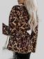 Tied Printed Collared Neck Long Sleeve Jacket nicholesgifts
