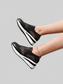 Round Toe Wedge Sneakers NicholesGifts