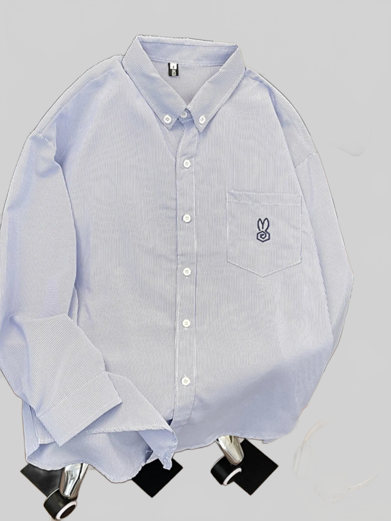Men's Plus Size Button Up Long Sleeve Shirt nicholesgifts