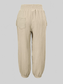Women Smocked Textured Casual Pants nicholesgifts