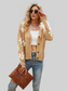 Women Flower Pattern Button Front Cardigan nicholesgifts