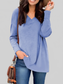 Women Full Size V-Neck Long Sleeve T-Shirt NicholesGifts