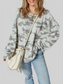 Women Camouflage Long Sleeve Sweatshirt nicholesgifts