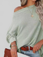 Waffle Knit Boat Neck T-Shirt nicholesgifts