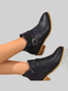 Point Toe Block Heels Boots NicholesGifts