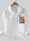 Men's Plus Size Button Up Long Sleeve Shirt nicholesgifts