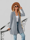 Long Sleeve Open Front Cardigan nicholesgifts