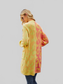 Women Angel Wings Leopard Button Down Longline Cardigan nicholesgifts