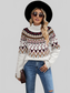 Turtleneck Ribbed Trim Pullover Sweater NicholesGifts