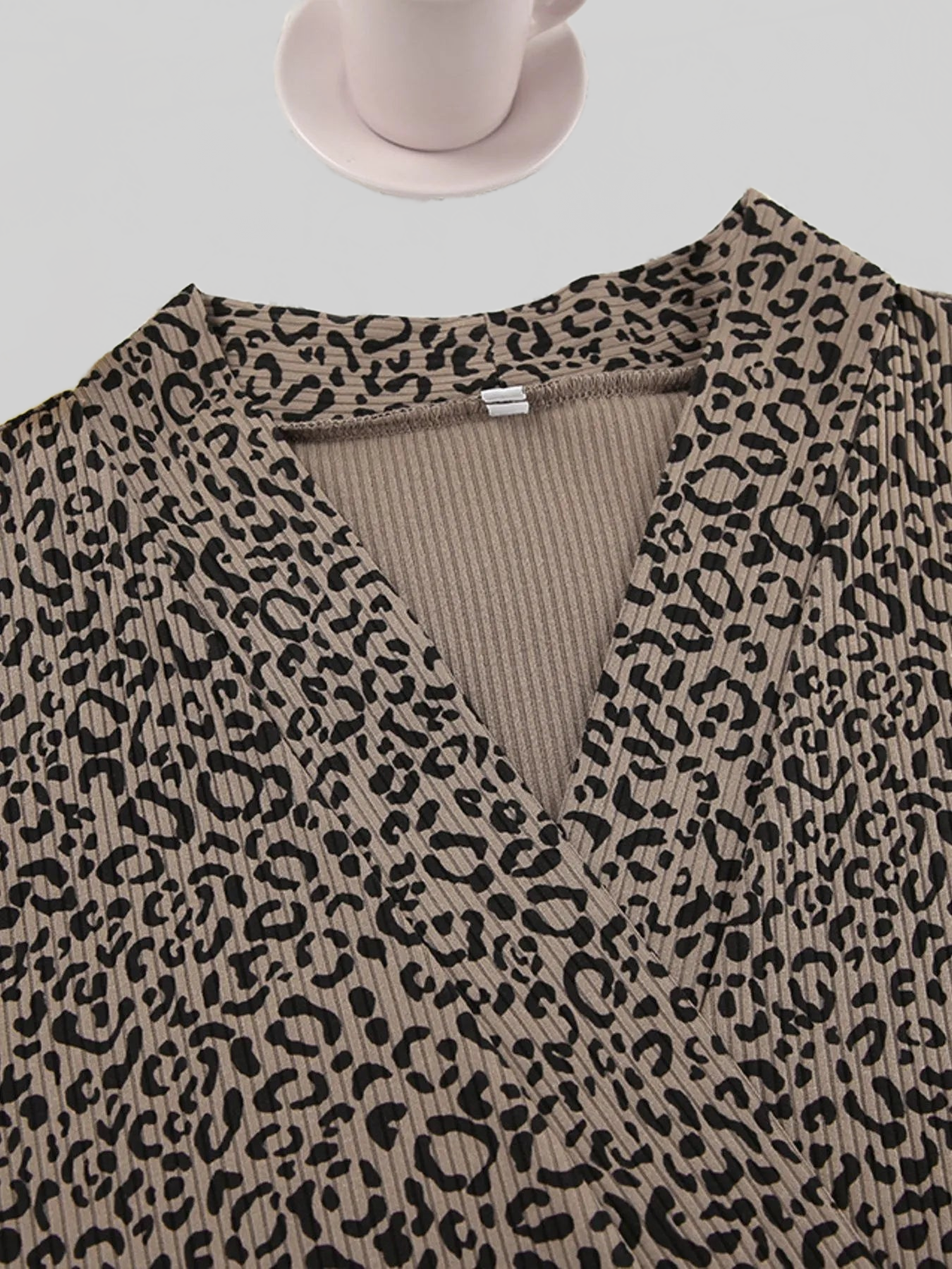 Leopard Cami Cardigan and Shorts 3-Piece Set nicholesgifts