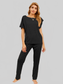 Boat Neck Top and Pants Lounge Set nicholesgifts