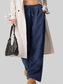 Women Wide Leg Corduroy Drawstring Pants nicholesgifts