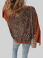 Leopard Print Long Sleeve Sweatshirt nicholesgifts