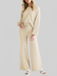 Long Sleeve Lounge Top and Drawstring Pants Set nicholesgifts