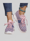 Round Toe Lace Up Sneakers nicholesgifts