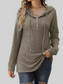 Half Button Up Drawstring Hoodie NicholesGifts