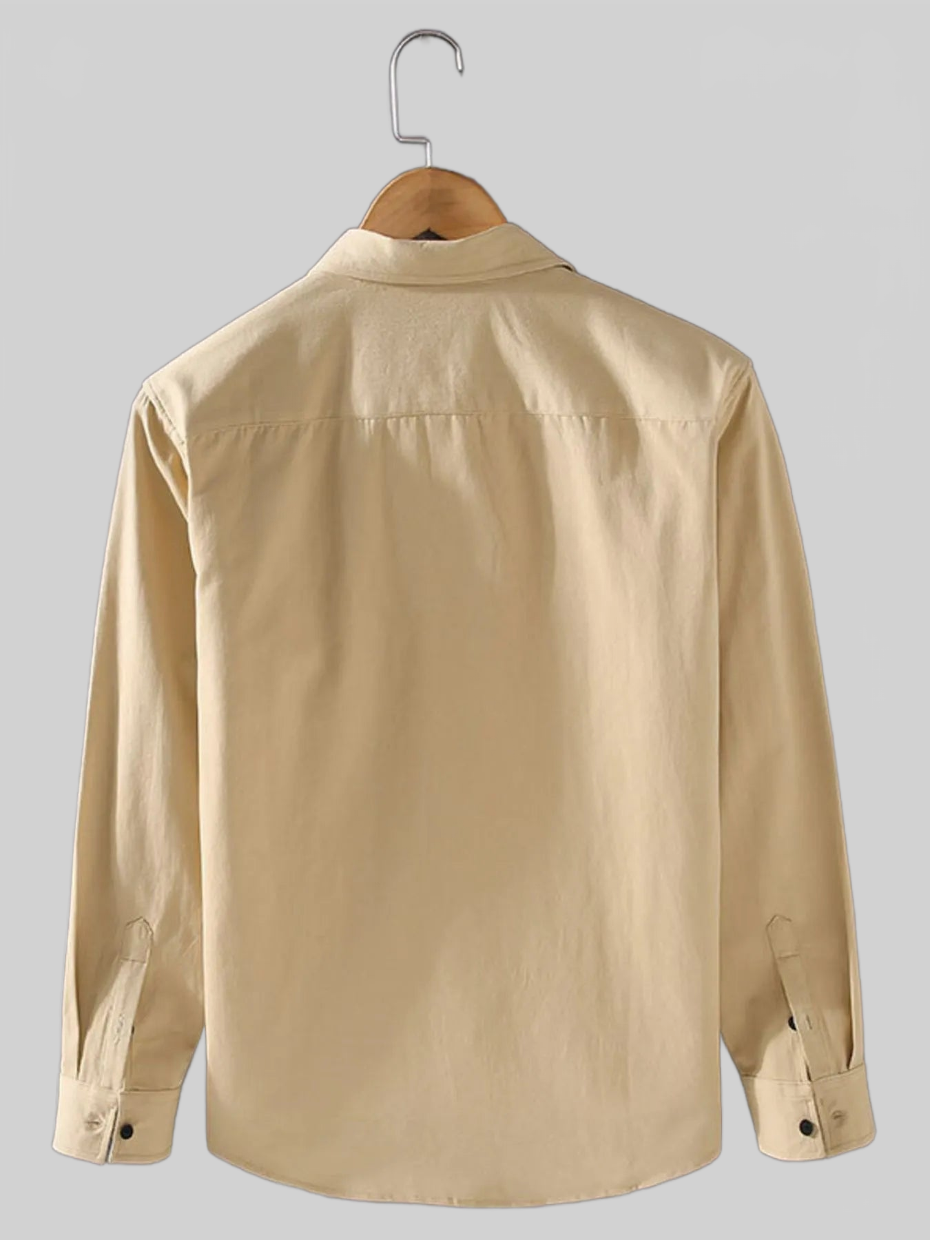 Men's Plus Size Button Up Long Sleeve Shirt nicholesgifts