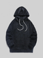 Men's Drawstring Long Sleeve Fleece Hoodie nicholesgifts