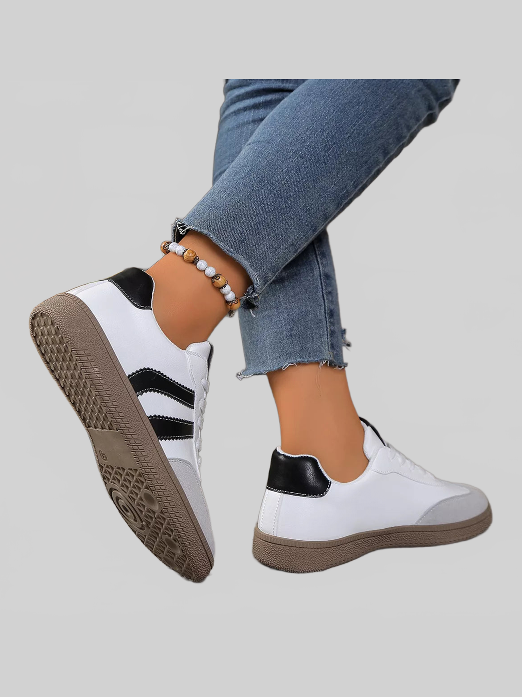 Women Lace Up Casual Sneakers nicholesgifts