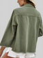 Raw Hem Button Up Denim Jacket nicholesgifts