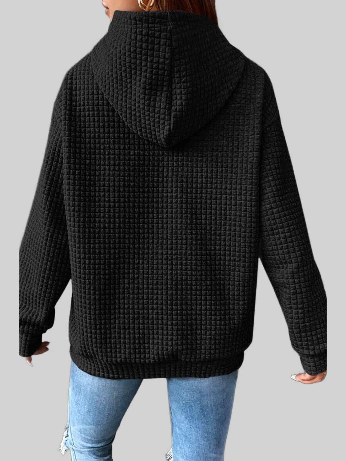 Women Dropped Shoulder Pocketed Hoodie nicholesgifts