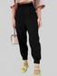 Women High Waist Cropped Pants nicholesgifts