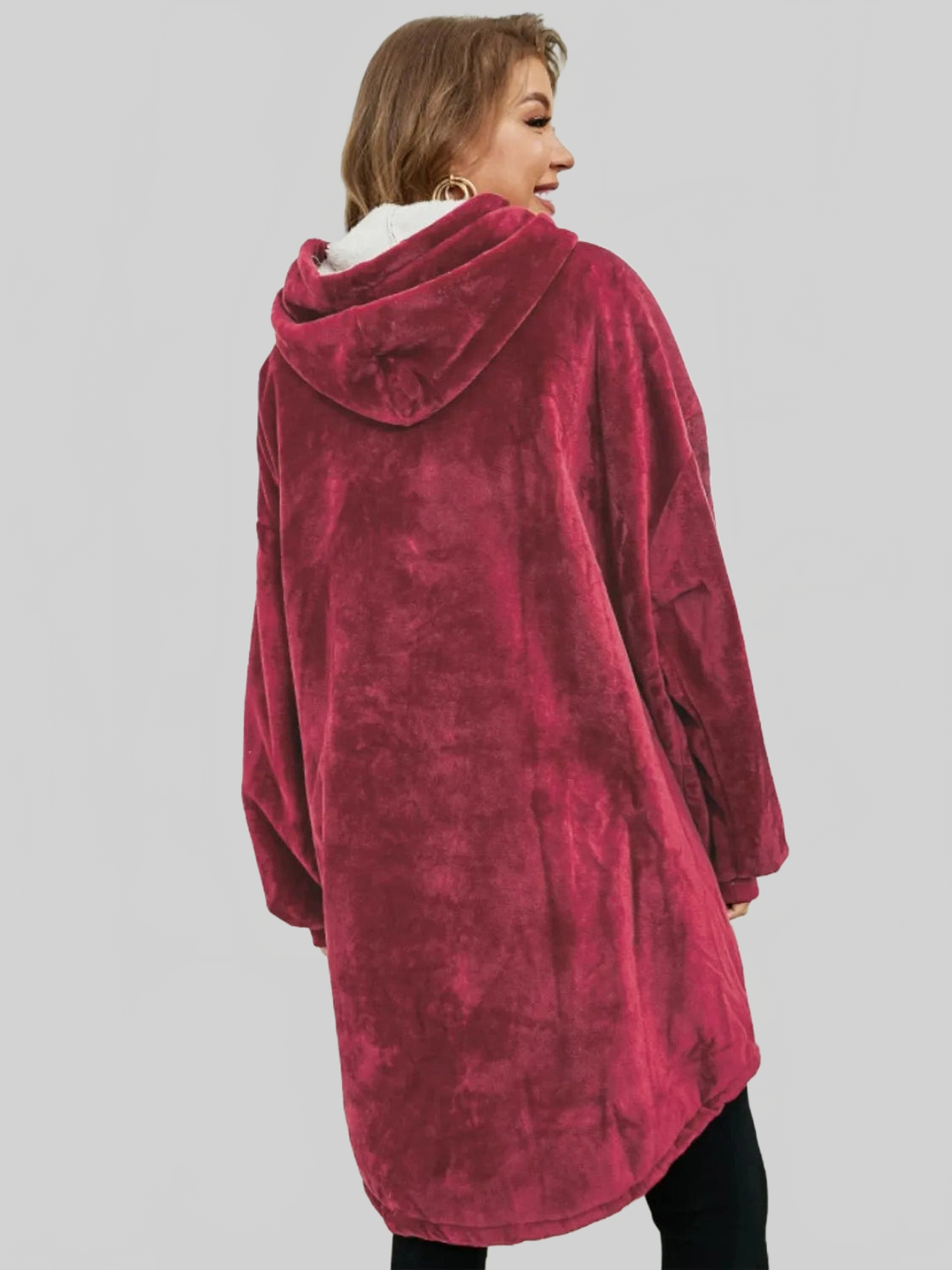 Kangaroo Pocket Dropped Shoulder Hoodie NicholesGifts