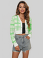 V-Neck Cropped Button-Up Cardigan Trendsi