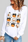 Pumpkin & Ghost Round Neck Long Sleeve Sweatshirt nicholesgifts