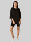 NicholesGifts Women Basic Bae Full Size Soft Rayon Three-Quarter Sleeve Top and Shorts Set nicholesgifts