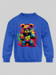 Toddler Boys Big Colorful Teddy Bear Crewneck Long Sleeve Sweatshirt nicholesgifts