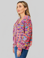 Angel Wings Woven Right V-Neck Long Sleeve Cardigan nicholesgifts