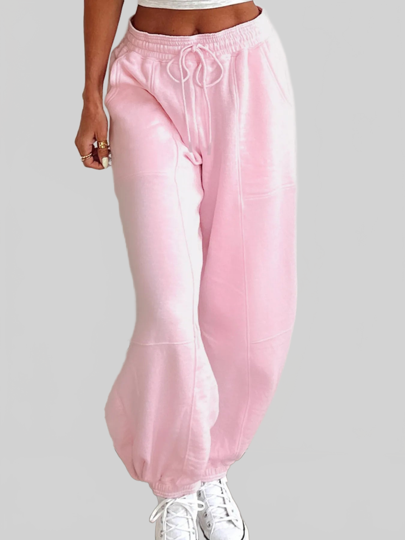 Women Casual Drawstring Sweatpants nicholesgifts