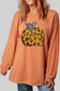 Pumpkin Round Neck Long Sleeve Sweatshirt nicholesgifts