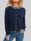 Button Up Long Sleeve Cardigan nicholesgifts