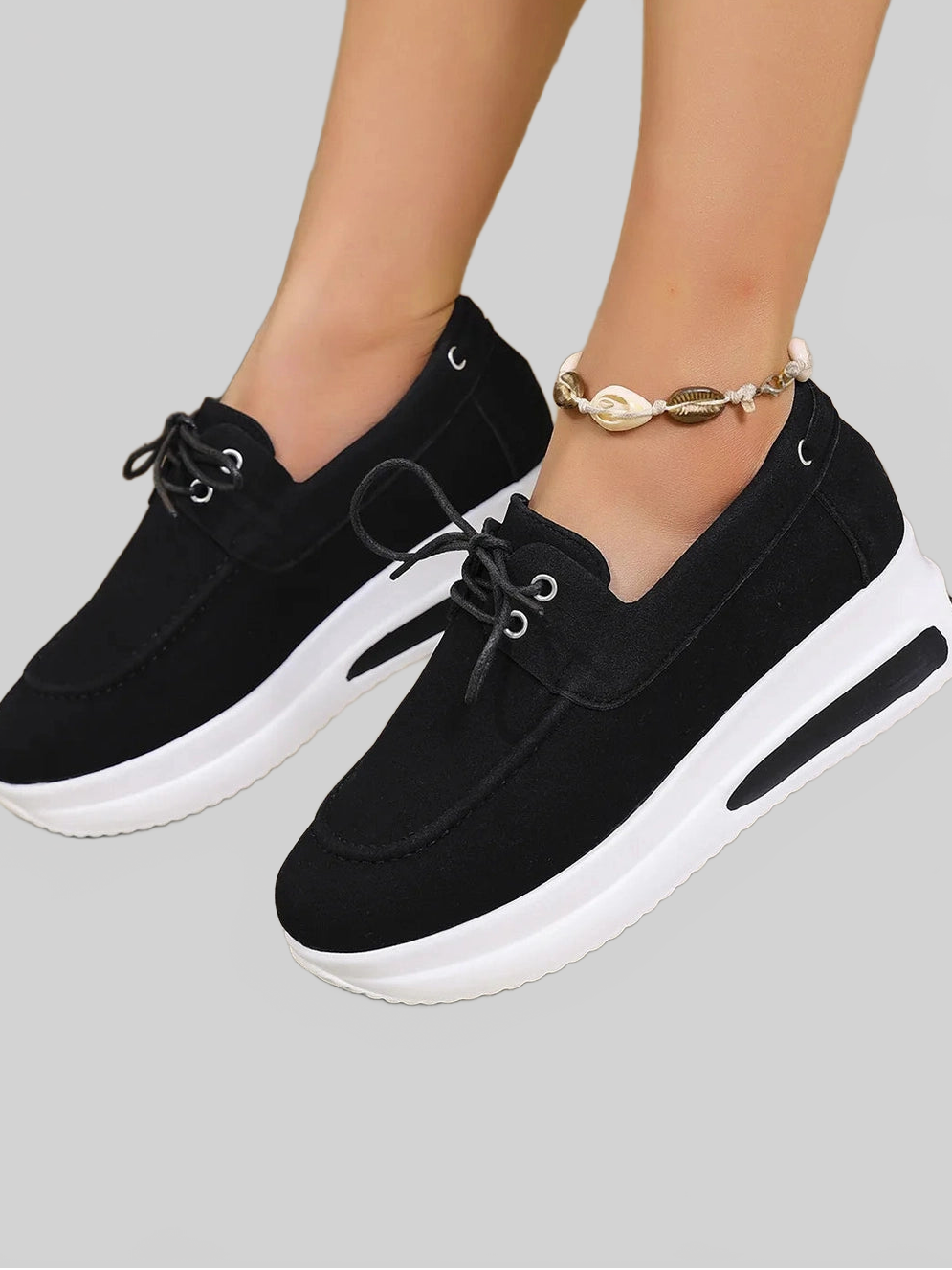 Women Round Toe Platform Sneakers NicholesGifts