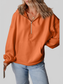 Pocketed Half Zip Dropped Shoulder Hoodie NicholesGifts