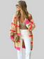 Women Ribbed Long Sleeve Cardigan Sweater nicholesgifts